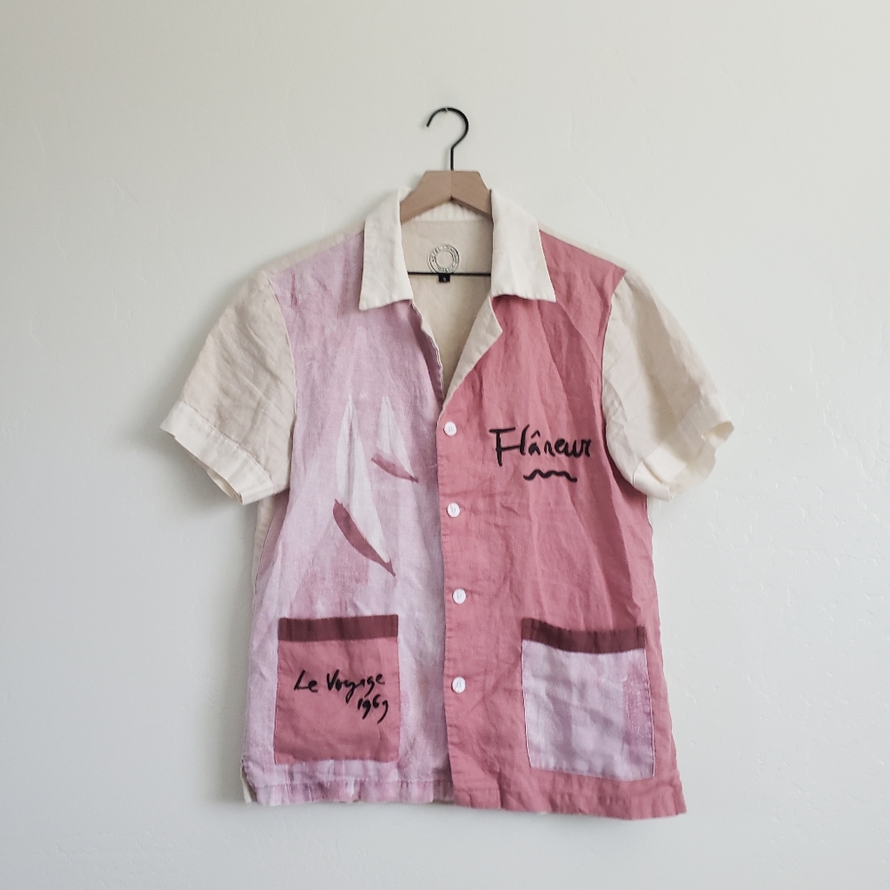 Tombolo x Hotel Magique Limited Edition Linen Le Voyage Shirt